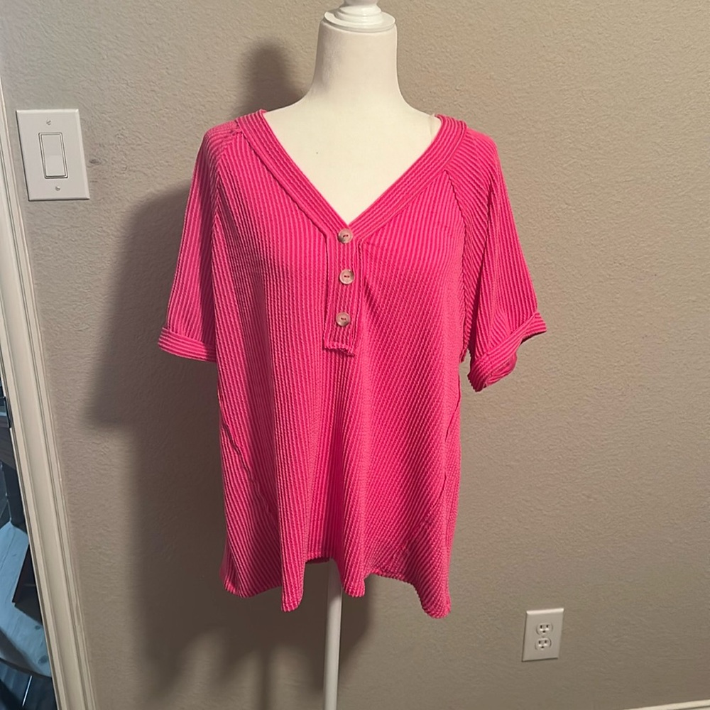 XL Bright Pink Shirt
